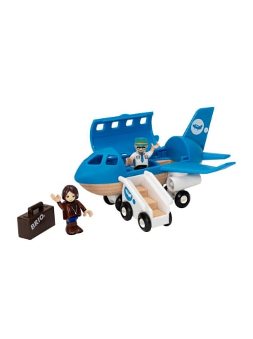 Brio Brio Aktionsspiel Blaues Flugzeug in bunt