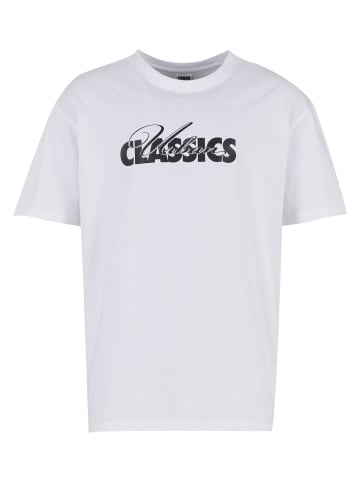 Urban Classics Urban Classics UC Cursive Bold Logo Heavy Oversized Tee in white