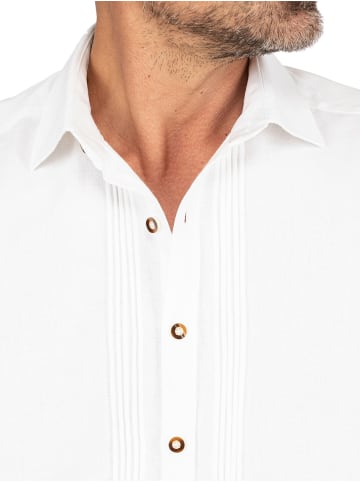 OS-Trachten Trachtenhemd 121012-0708 in weiß
