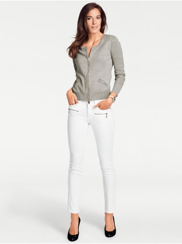 Heine Feinstrickjacke in grau-meliert