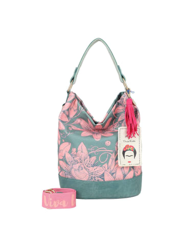 Fritzi aus Preußen Fritzi x Frida Kahlo Limited Bloom Schultertasche 27 cm bloom green