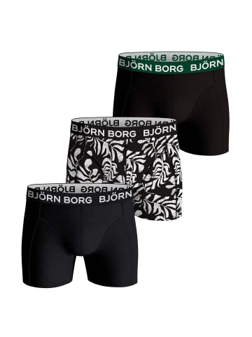 Björn Borg Boxershort 3er Pack in Schwarz/Weiß