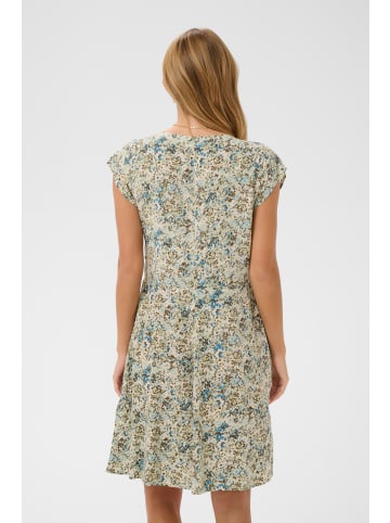 SAINT TROPEZ Kleid GislaSZ Gerade Passform in Vallarta Blue Brushed Blooms