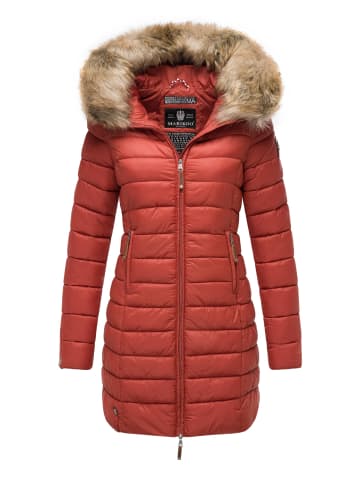 Marikoo Steppmantel Rose-Stepp in Terracotta