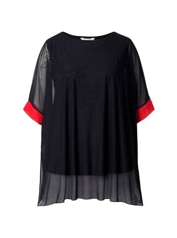 MIAMODA Bluse in schwarz