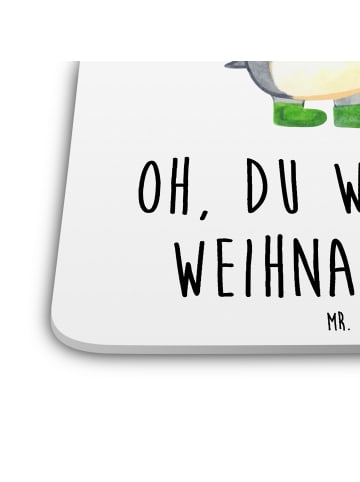 Mr. & Mrs. Panda Untersetzer Smörle Winterzeit mit Spruch in Weiß