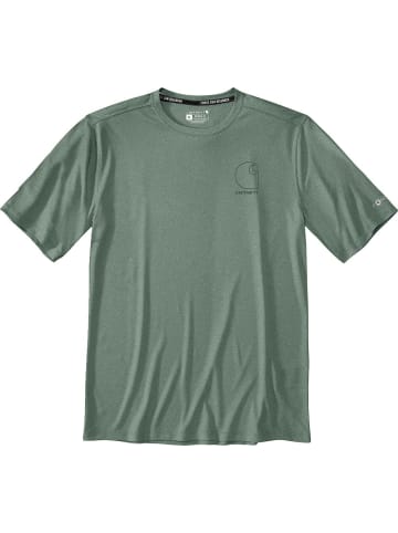 CARHARTT  T-Shirt "Force Sun Defender™ Relaxed Logo T-Shirt" in Grün
