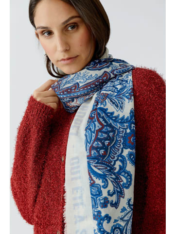 Oui Schal in lt blue white