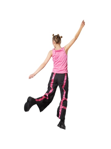 tectake Zweifarbige Disco-Kombination im Raver-Look, pink