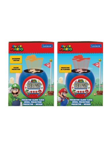LEXIBOOK® Super Mario Projektionswecker mit Timer & 3-Farben-Projektion