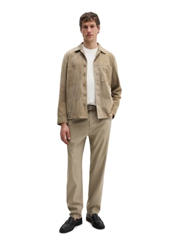 Marc O'Polo Lederjacke regular in Frozen Taupe