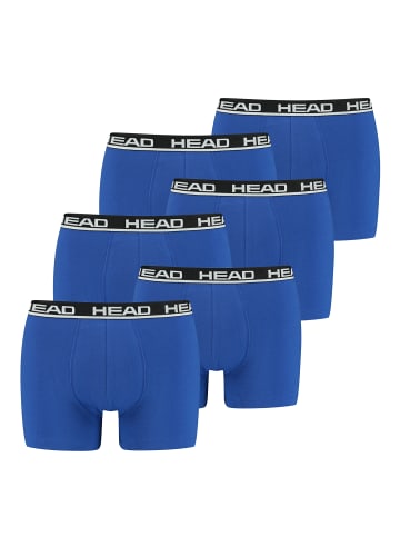 HEAD Boxershorts Head Basic Boxer 6P in 006 - Blue / Black