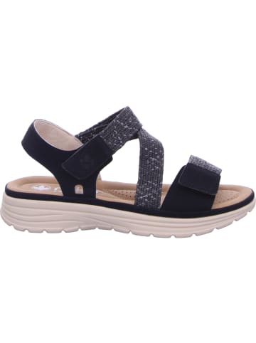rieker Keilsandalette in schwarz