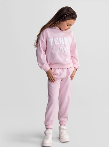 Minoti 2-tlg Langarmshirt & Hose 30FLEECE159 in hellpink