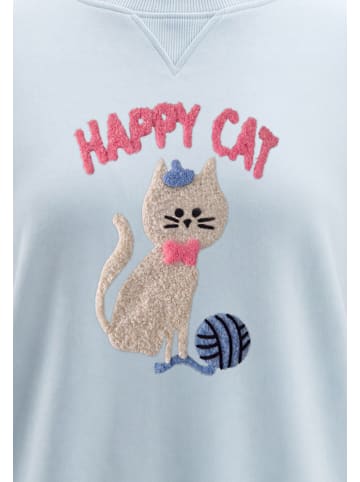 myMo Women Sweatshirt in Light Blue