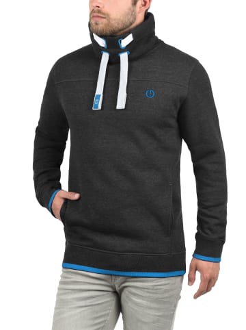 !SOLID Stehkragenpullover SDBenjamin Tube in Mittelgrau