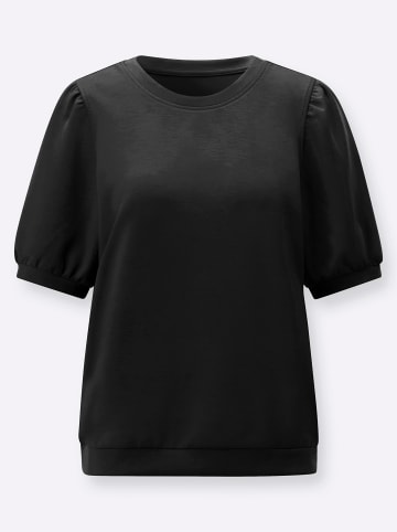 WITT WEIDEN Kurzarmshirt in schwarz