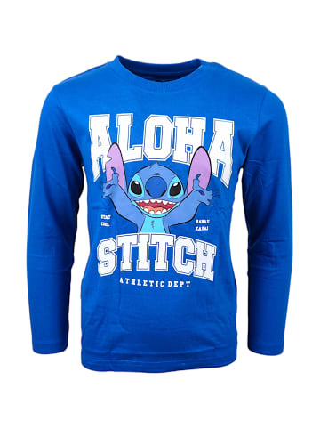Lilo & Stitch Langarmshirt Disney Lilo & Stitch in Dunkelblau