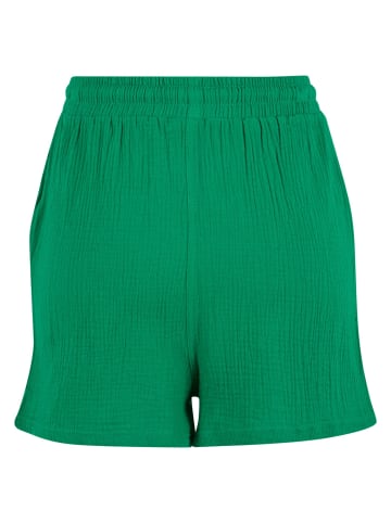 Urban Classics Urban Classics Ladies Musselin Shorts in froggreen