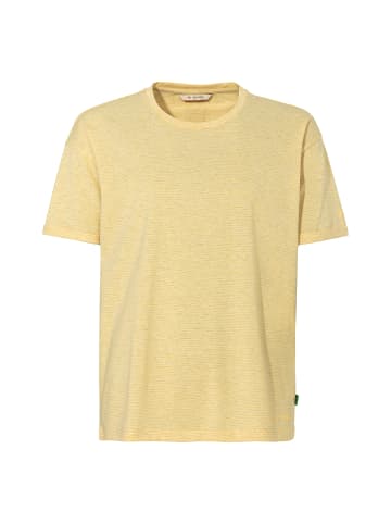 Vaude Mineo Striped T-Shirt in Gelb