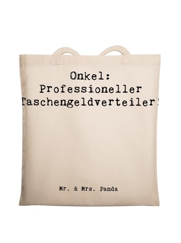Mr. & Mrs. Panda Tragetasche Onkel: Professioneller Taschengeldv... in Creme