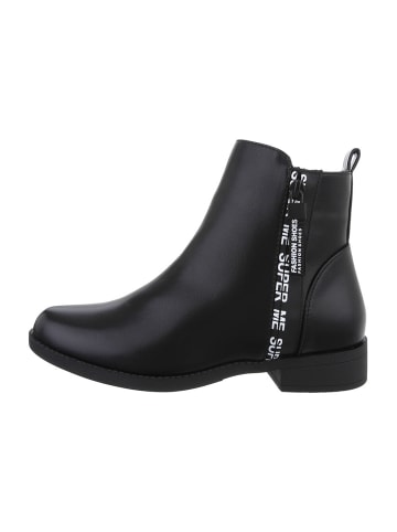 Ital-Design Stiefelette in Schwarz