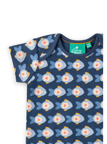 Little Green Radicals Bio-Baby-Body 2er-Pack in Blau