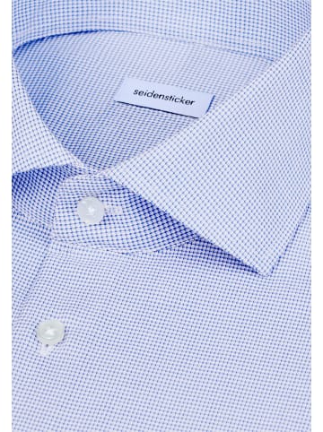 Seidensticker Business Hemd Slim in Mittelblau