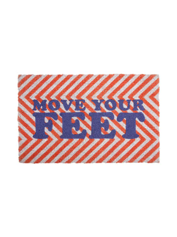 Present Time Fußmatte Doormat Come In - Orange - 80x50x1.5cm