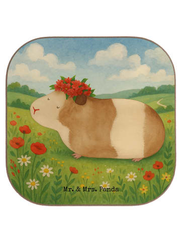 Mr. & Mrs. Panda Untersetzer für Gläser Meerschweinchen Weisheit... in Weiß
