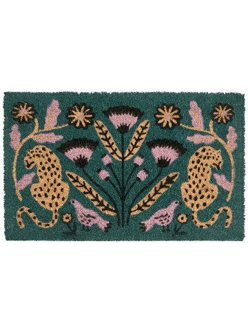 Beliani Fußmatte NAKNEK in Bunt - (W) 45 x (L) 75 cm