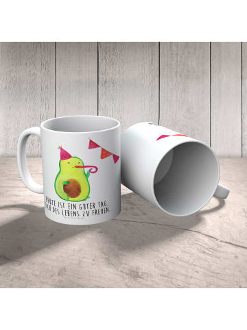 Mr. & Mrs. Panda Kinderpott Avocado Party mit Spruch in Weiß