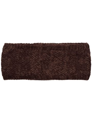 styleBREAKER Strick Stirnband in Dunkelbraun