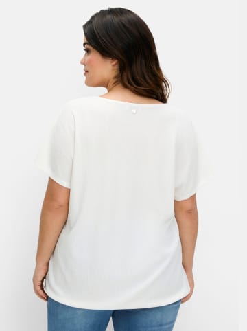sheego T-Shirt in weiß