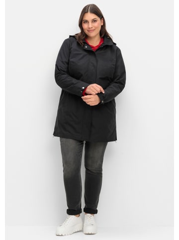 sheego Parka in schwarz