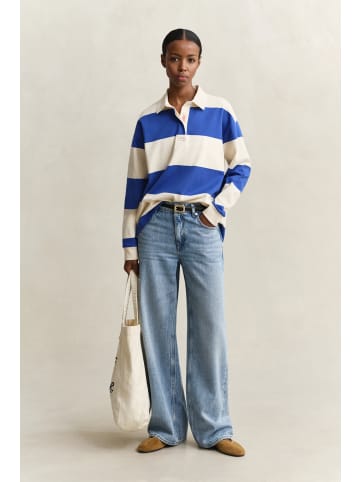 Gant Sweatshirt in blau beige - 0001