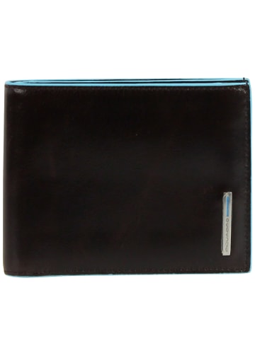 Piquadro Blue Square Geldbörse II Leder 12,5 cm in mahagonibraun