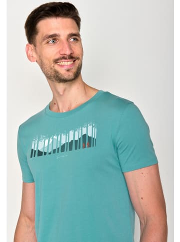 GreenBomb T-Shirt Nature Forest Couple in Turkis
