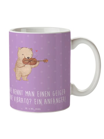 Mr. & Mrs. Panda haferl Violine Anfänger mit Spruch in Lavendeltraum