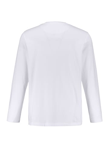 JP1880 Kurzarm T-Shirt in schneeweiß