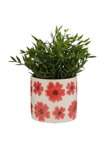 Butlers Blumenübertopf HEARTS & FLOWERS in Beige