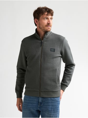 Petrol Industries Sweatshirt mit Stehkragen und Reißverschluss ironcrest in Grün