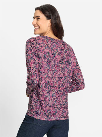 WITT WEIDEN Shirt in marine-erika-bedruckt