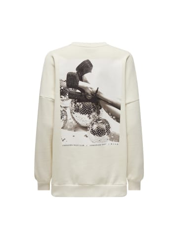 ONLY Sweatshirt in Cloud Dancer