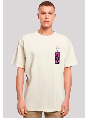 F4NT4STIC Heavy Oversize T-Shirt Heidi Dream Big Heroes of Childhood in sand