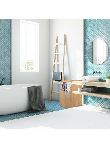 relaxdays Wäschekorb in Natur - (B)40 x (H)60 x (T)30 cm