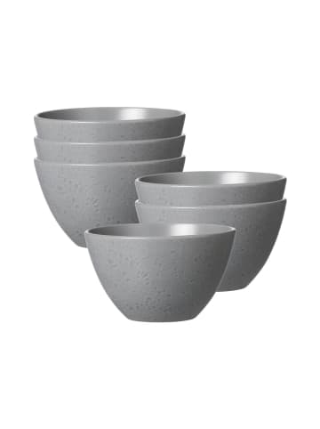 Ritzenhoff & Breker 6er Set Müslischalen Kitwe in ø 14 cm in Grau