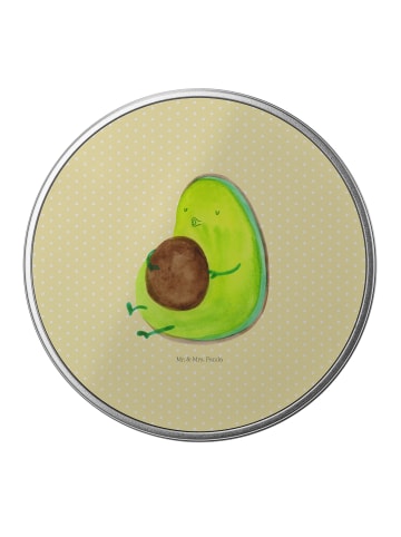 Mr. & Mrs. Panda Blechdose Avocado Pfeifen ohne Spruch in Gelb Pastell