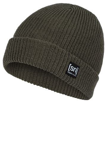 super.natural Merino Mütze MERINO BASIC BEANIE in grün