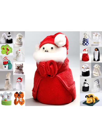 JACK Frottier Geschenk Set Handarbeit Origami Santa Claus